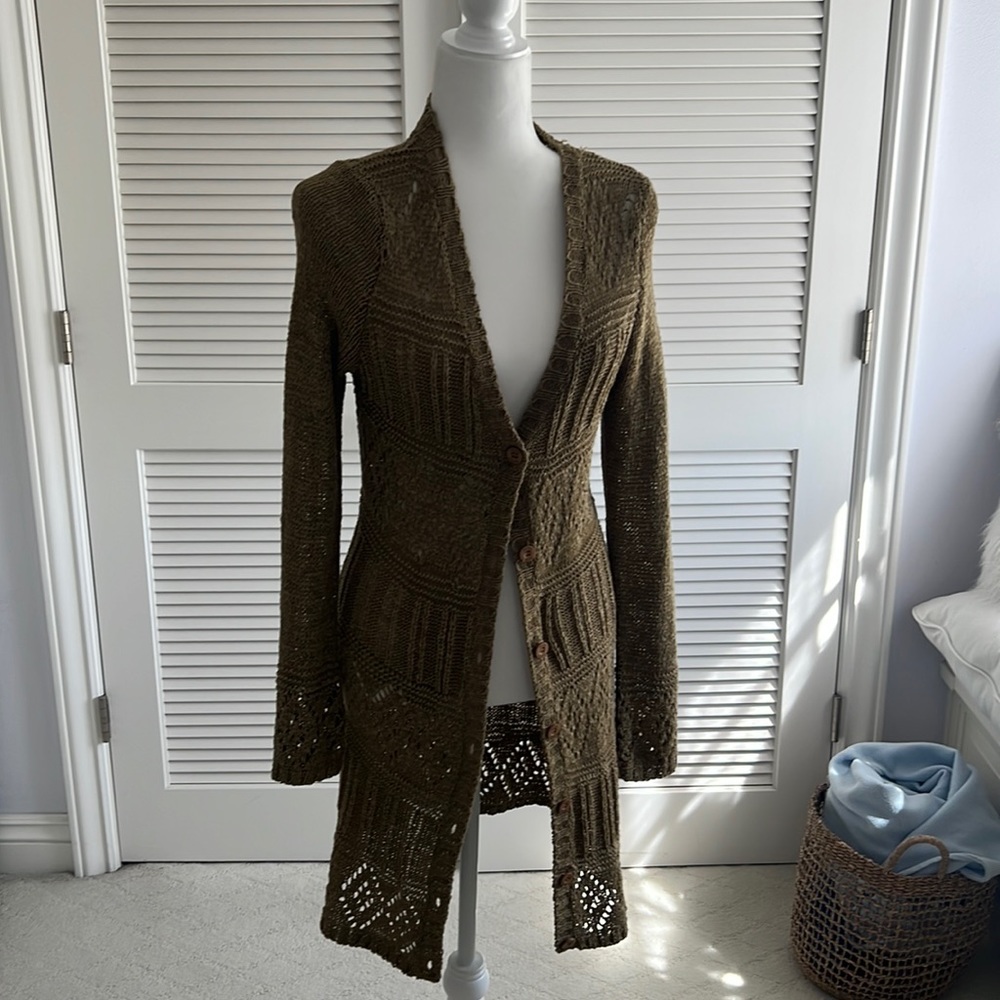 Light midi sweater - bcbg crochet